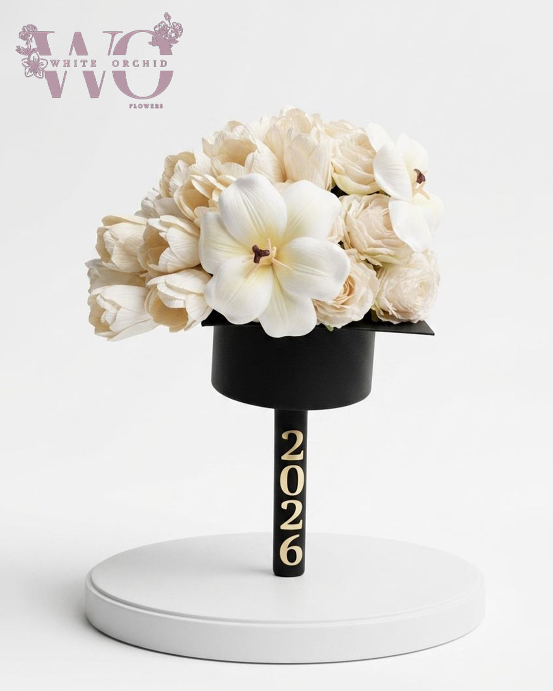 Graduation flower bouquets and gifts collection by White Orchid.