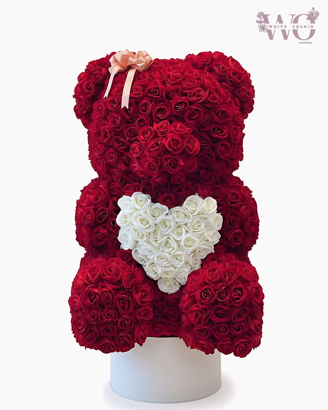 Valentine’s Day Bouquet – White Orchid Flowers