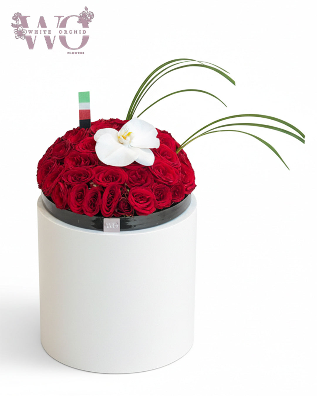 Natural UAE Union Day flower bouquet by White Orchid Flowers – national day floral design with delivery across all UAE.