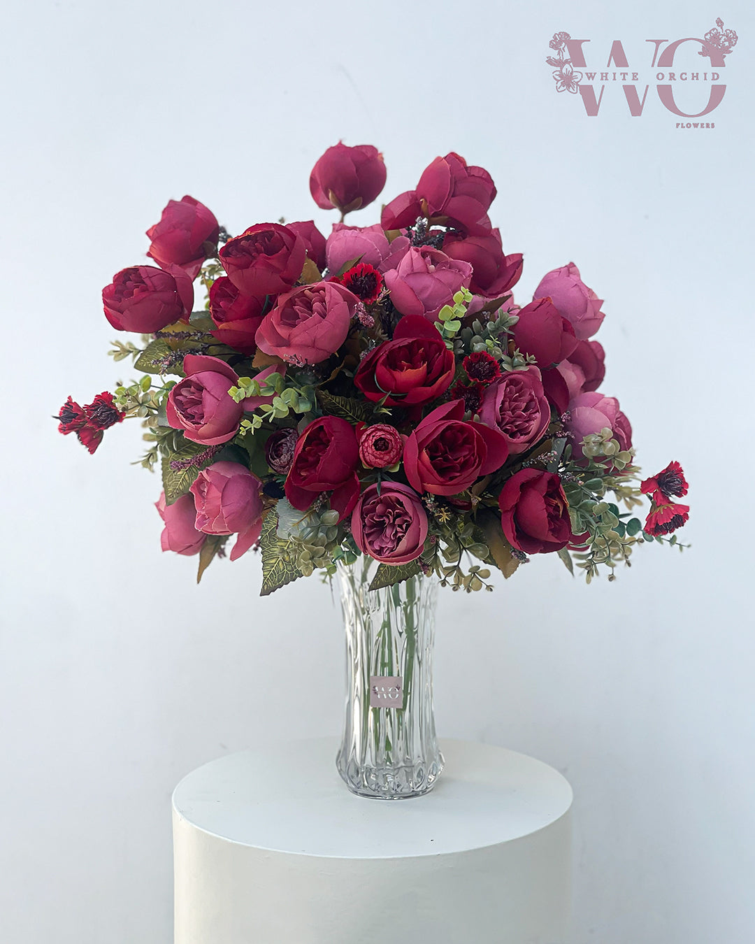 Artificial flower bouquet by White Orchid Flowers – realistic long-lasting arrangement with delivery across all UAE.