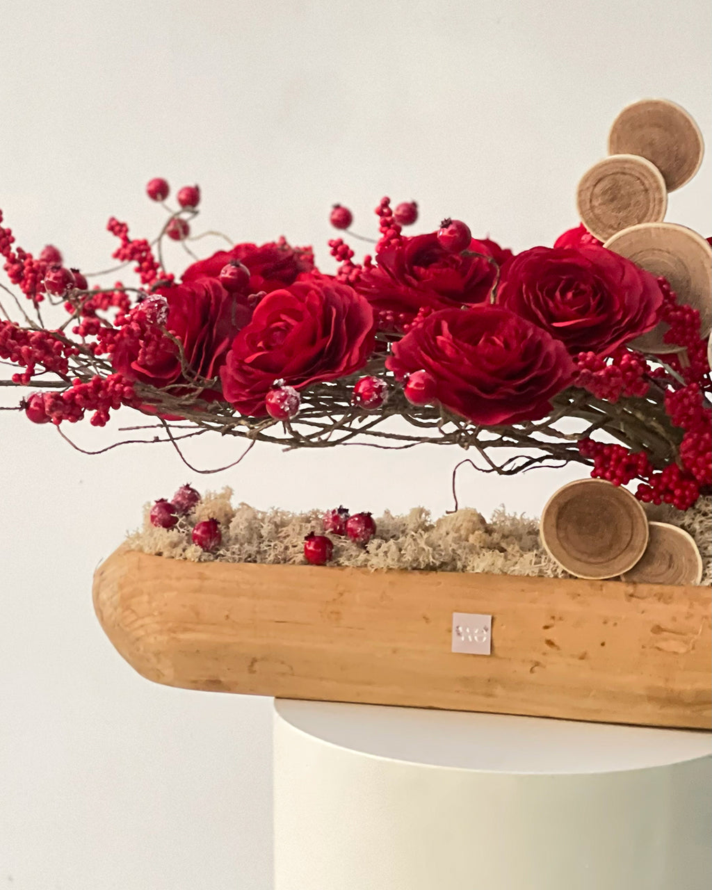 Artificial Flower Bouquet – White Orchid Flowers