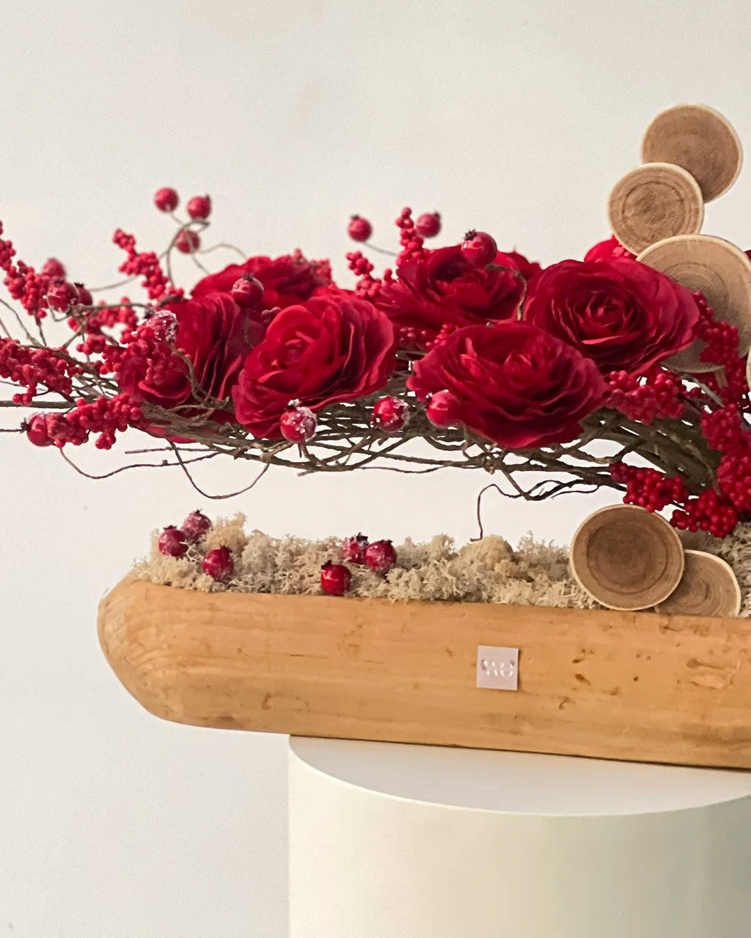 Artificial Flower Bouquet – White Orchid Flowers