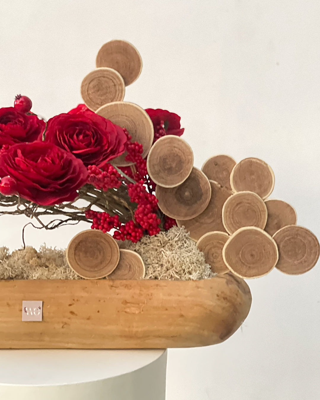 Artificial Flower Bouquet – White Orchid Flowers