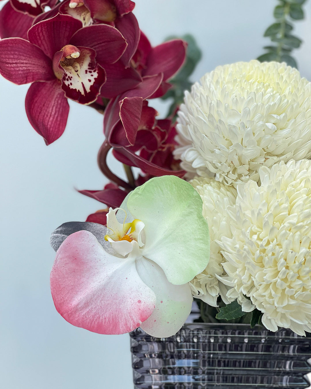 UAE Union Day Flower Bouquet – White Orchid Flowers
