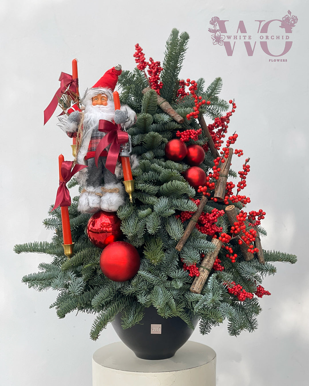 Christmas Tree | Elegant Holiday Decoration by White Orchid Flowers UAE