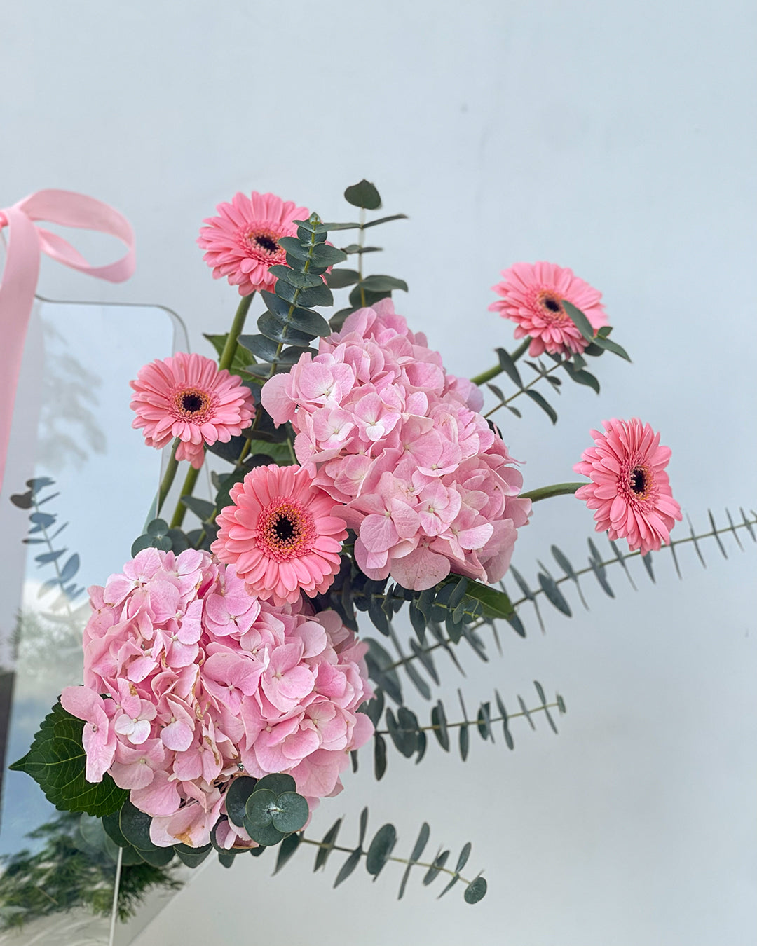 New Baby Girl Flower Arrangement – White Orchid Flowers