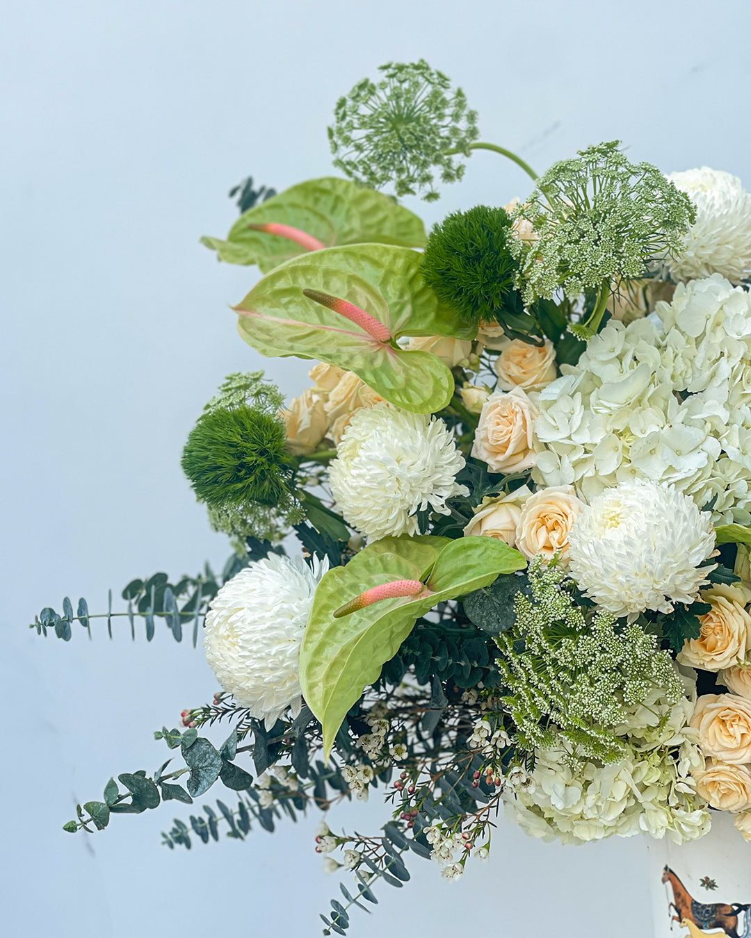 Flower Bouquet – White Orchid Flowers