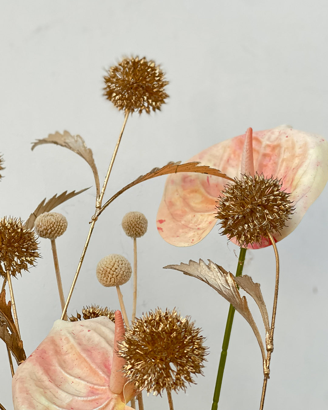 Artificial Flower Bouquet – White Orchid Flowers