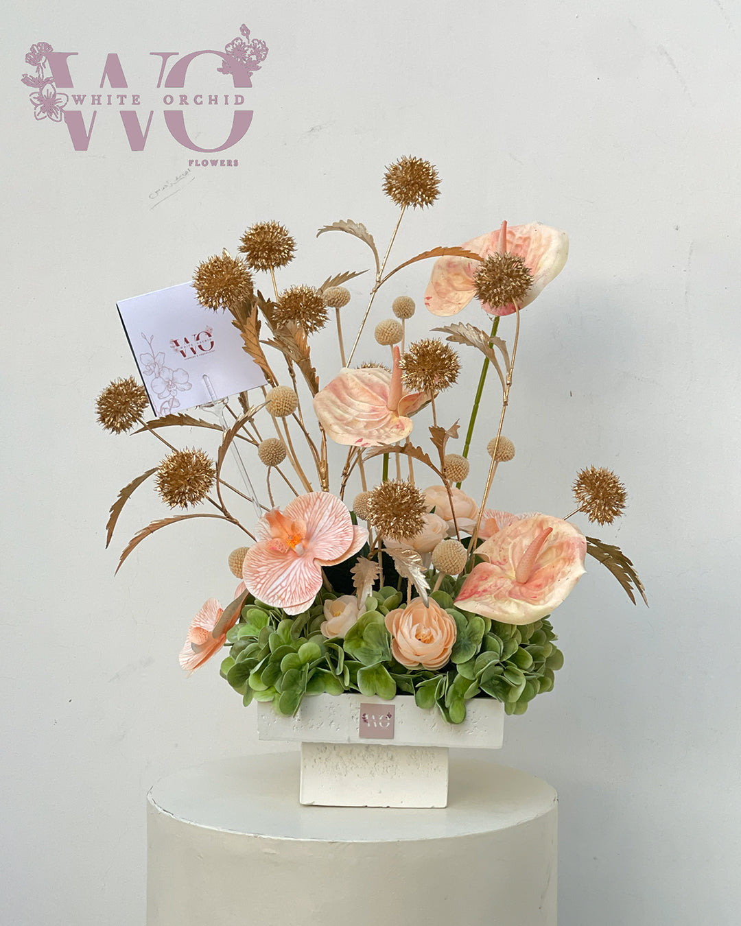 Artificial flower bouquet by White Orchid Flowers – elegant long-lasting floral design with delivery across all UAE.