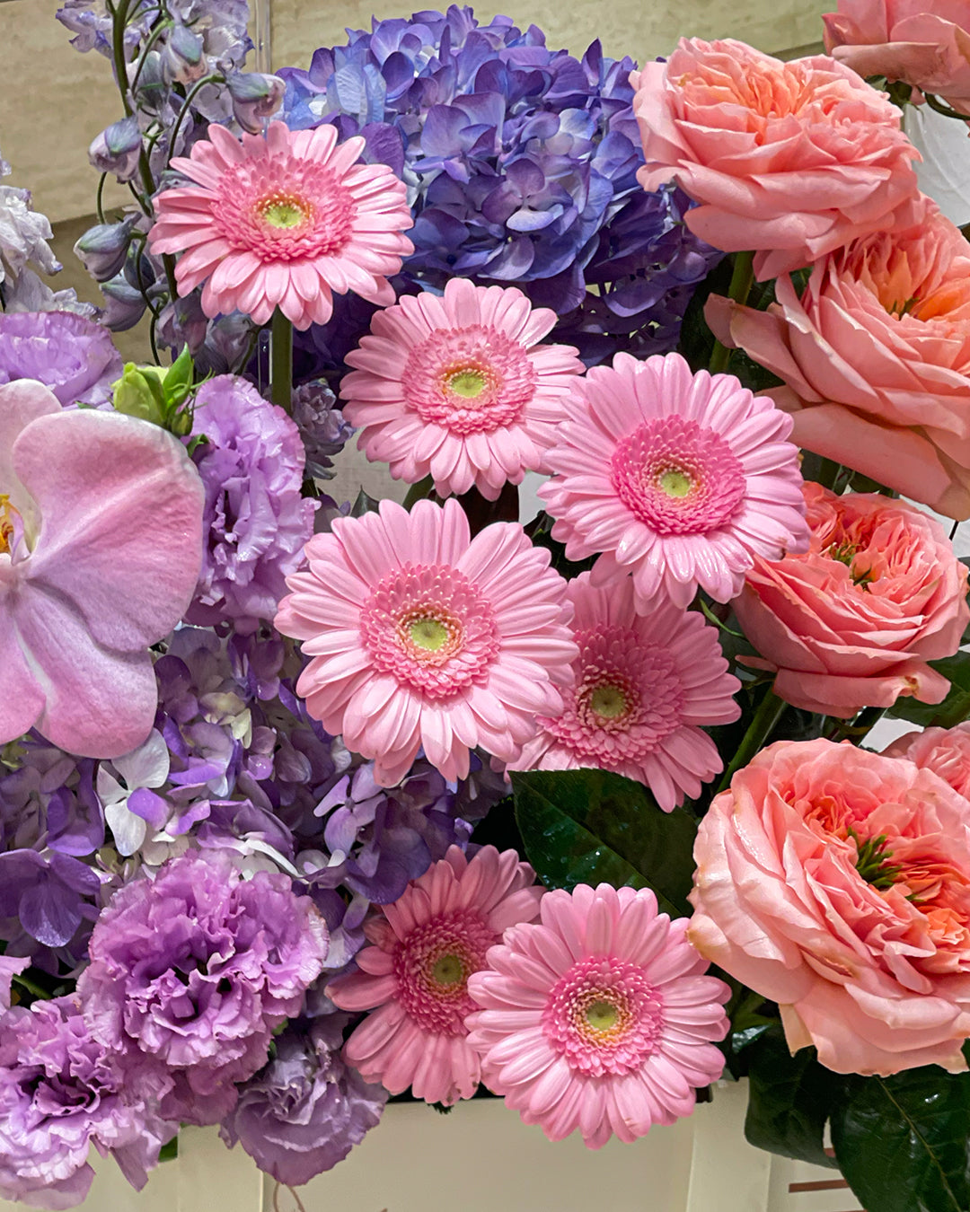 Pastel Harmony Hand Bouquet
