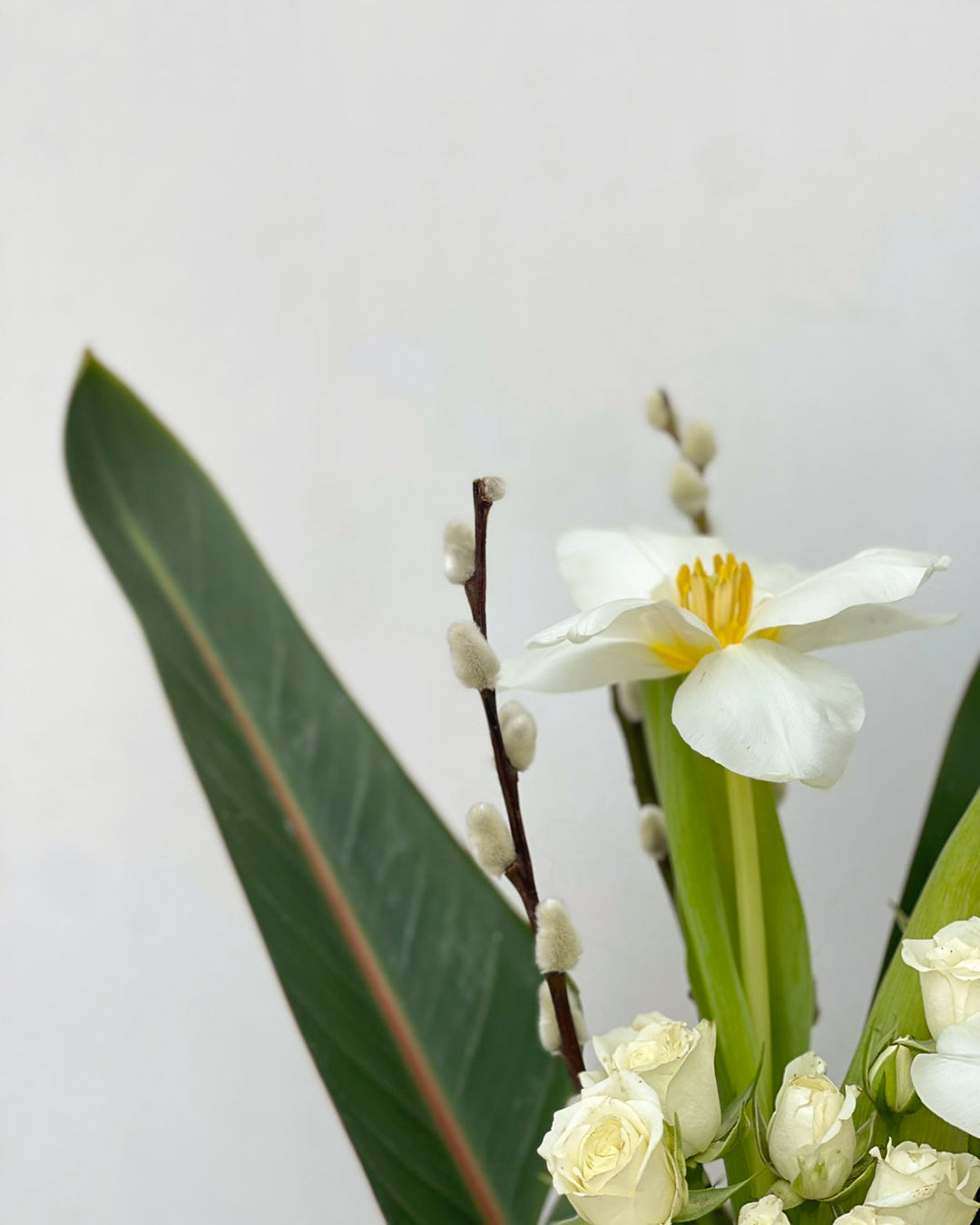 Ramadan Flowers & Chocolate Arrangement – White Orchid Flowers